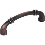 Jeffrey Alexander - 96 mm Center-to-Center Brushed Oil Rubbed Bronze Marie Cabinet Pull - Brushed Oil Rubbed Bronze
