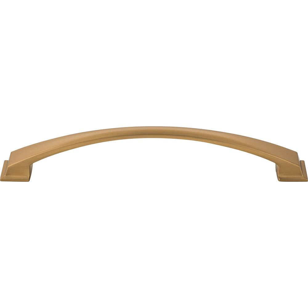 192 mm Center-to-Center Brushed Gold Arched Roman Cabinet Pull