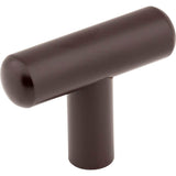 Jeffrey Alexander - 1-7/8'' Overall Length Dark Bronze Key Largo Cabinet Bar Pull - Dark Bronze