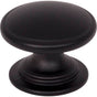 Jeffrey Alexander - 1-1/4'' Diameter Matte Black Durham Cabinet Knob - Matte Black