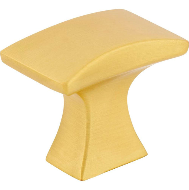 Jeffrey Alexander - 1-1/4'' Overall Length Brushed Gold Flared Philip Cabinet Knob - Brushed Gold