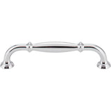 128 mm Center-to-Center Polished Chrome Tiffany Cabinet Pull