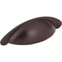 Jeffrey Alexander - 3'' Center-to-Center Dark Bronze Lyon Cabinet Cup Pull - Dark Bronze