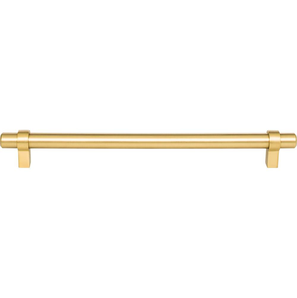 224 mm Center-to-Center Brushed Gold Key Grande Cabinet Bar Pull