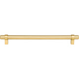 224 mm Center-to-Center Brushed Gold Key Grande Cabinet Bar Pull