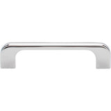 96 mm Center-to-Center Polished Chrome Alvar Cabinet Pull