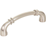 Jeffrey Alexander - 96 mm Center-to-Center Satin Nickel Marie Cabinet Pull - Satin Nickel
