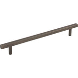 Jeffrey Alexander - 192 mm Center-to-Center Brushed Pewter Square Dominique Cabinet Bar Pull - Brushed Pewter