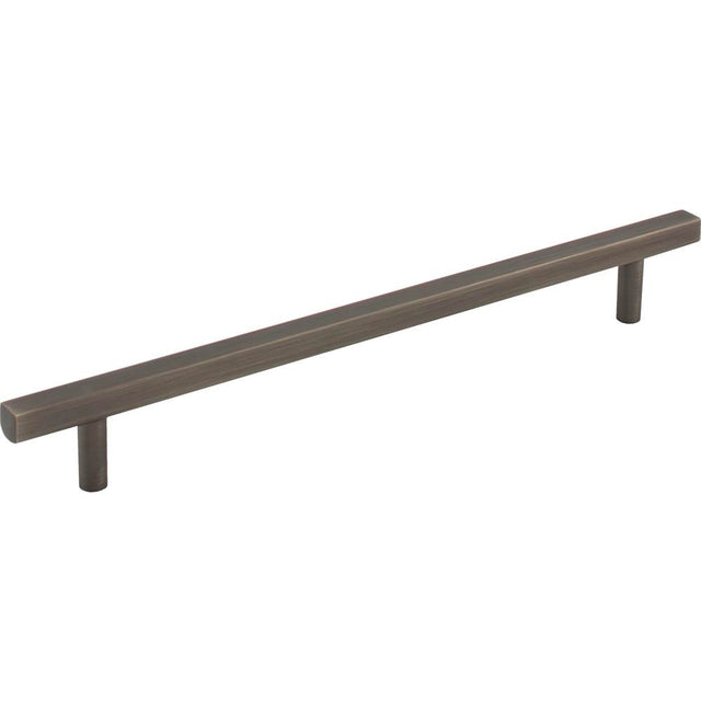 Jeffrey Alexander - 192 mm Center-to-Center Brushed Pewter Square Dominique Cabinet Bar Pull - Brushed Pewter