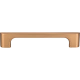 128 mm Center-to-Center Satin Bronze Asymmetrical Leyton Cabinet Pull