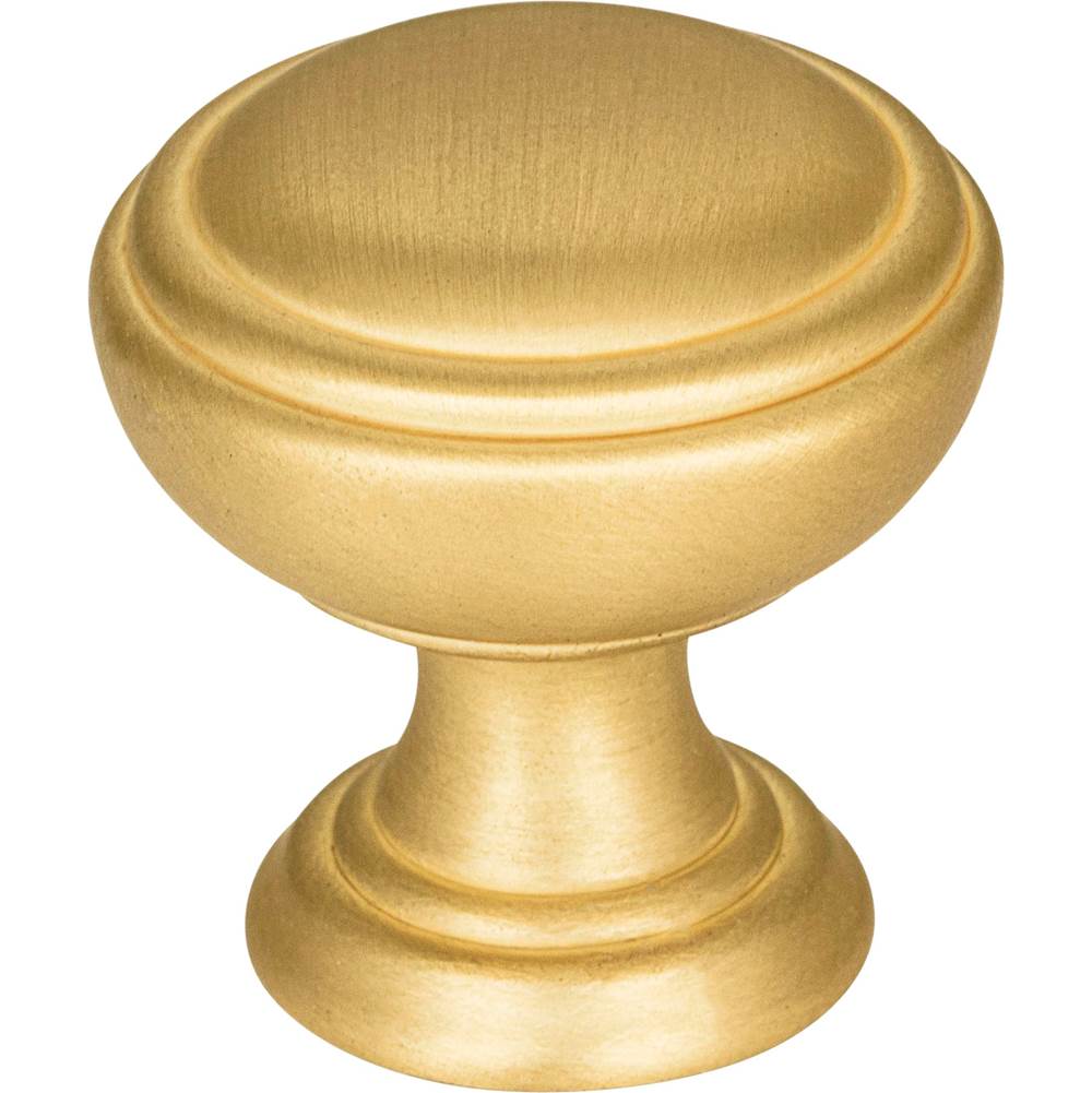 Jeffrey Alexander - 1-1/4'' Diameter Brushed Gold Tiffany Cabinet Knob - Brushed Gold