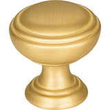 Jeffrey Alexander - 1-1/4'' Diameter Brushed Gold Tiffany Cabinet Knob - Brushed Gold