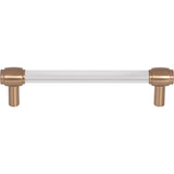 128 mm Center-to-Center Brushed Gold Carmen Cabinet Bar Pull
