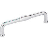 Jeffrey Alexander - 128 mm Center-to-Center Polished Chrome Durham Cabinet Pull - Polished Chrome