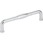Jeffrey Alexander - 128 mm Center-to-Center Polished Chrome Durham Cabinet Pull - Polished Chrome