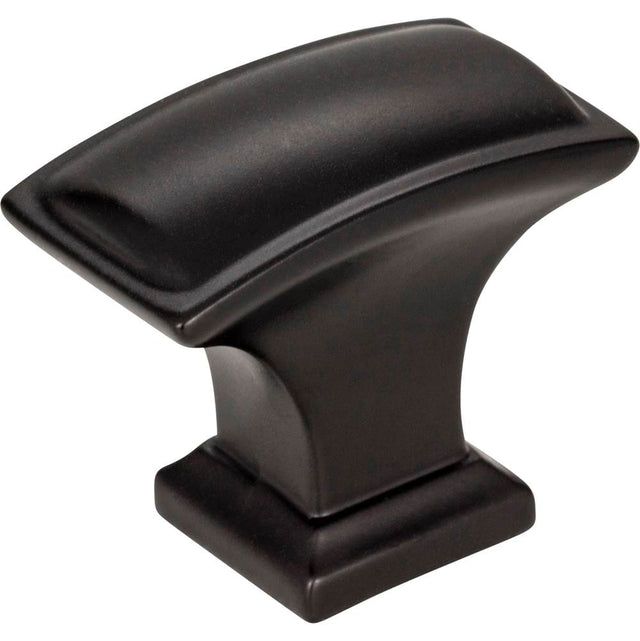 Jeffrey Alexander - 1-1/2'' Overall Length Matte Black Rectangle Annadale Cabinet Knob - Matte Black