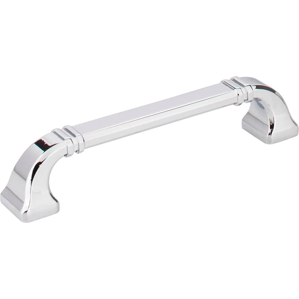 Jeffrey Alexander - 128 mm Center-to-Center Polished Chrome Ella Cabinet Pull - Polished Chrome