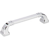 Jeffrey Alexander - 128 mm Center-to-Center Polished Chrome Ella Cabinet Pull - Polished Chrome