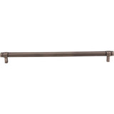 305 mm Center-to-Center Brushed Pewter Square Zane Cabinet Pull