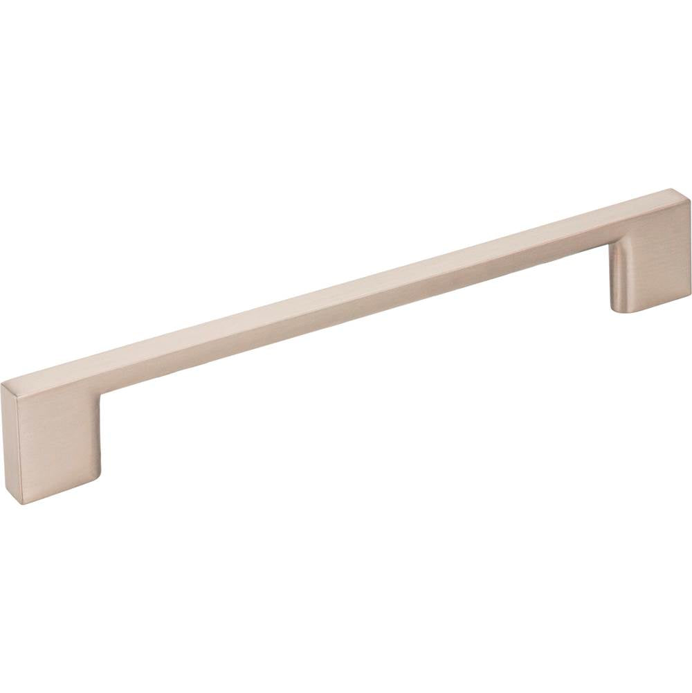Jeffrey Alexander - 160 mm Center-to-Center Satin Nickel Square Sutton Cabinet Bar Pull - Satin Nickel