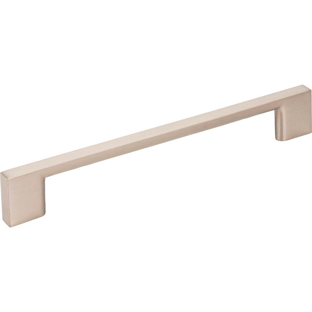 Jeffrey Alexander - 160 mm Center-to-Center Satin Nickel Square Sutton Cabinet Bar Pull - Satin Nickel