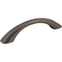 Jeffrey Alexander - 96 mm Center-to-Center Brushed Pewter Wheeler Cabinet Pull - Brushed Pewter