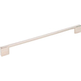 Jeffrey Alexander - 256 mm Center-to-Center Polished Nickel Square Sutton Cabinet Bar Pull - Polished Nickel