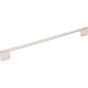 Jeffrey Alexander - 256 mm Center-to-Center Polished Nickel Square Sutton Cabinet Bar Pull - Polished Nickel