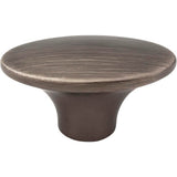 1-7/8'' Overall Length Brushed Pewter Oval Hudson Cabinet Knob