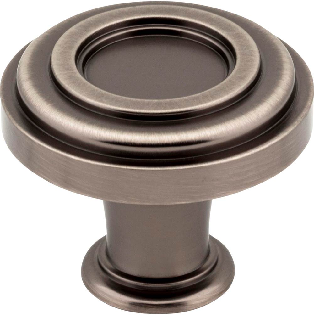 Jeffrey Alexander - 1-3/8'' Diameter Brushed Pewter Ring Lafayette Cabinet Knob - Brushed Pewter