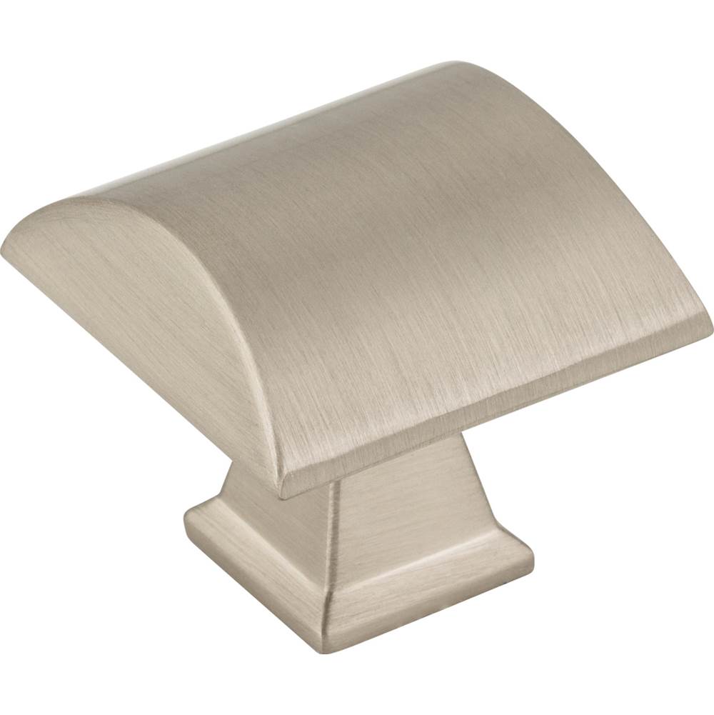 Jeffrey Alexander - 1-1/4'' Overall Length  Satin Nickel Roman Cabinet Knob - Satin Nickel