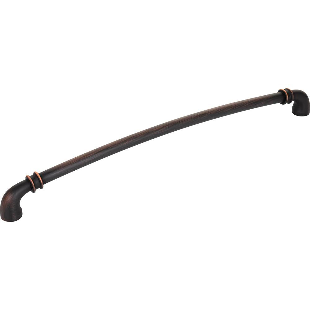 Jeffrey Alexander - 305 mm Center-to-Center Brushed Oil Rubbed Bronze Marie Cabinet Pull - Brushed Oil Rubbed Bronze