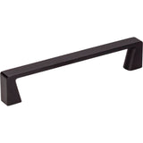 Jeffrey Alexander - 128 mm Center-to-Center Matte Black Square Boswell Cabinet Pull - Matte Black