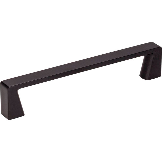 Jeffrey Alexander - 128 mm Center-to-Center Matte Black Square Boswell Cabinet Pull - Matte Black