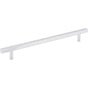 Jeffrey Alexander - 192 mm Center-to-Center Polished Chrome Square Dominique Cabinet Bar Pull - Polished Chrome