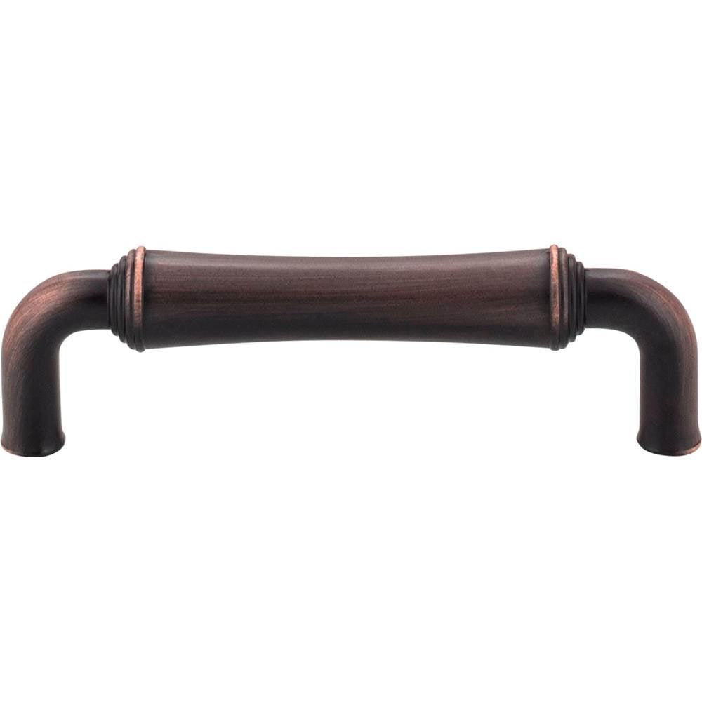 96 mm Center-to-Center Brushed Oil Rubbed Bronze Barrel Bremen 2 Cabinet Pull