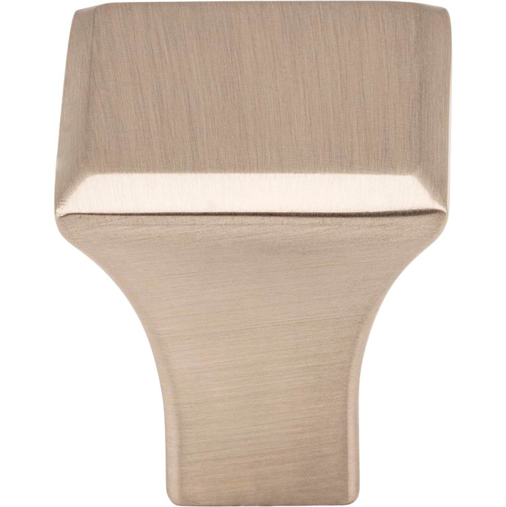 7/8'' Overall Length Satin Nickel Square Marlo Cabinet Knob