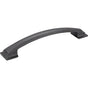 Jeffrey Alexander - 160 mm Center-to-Center Gun Metal Square Annadale Cabinet Pull - Gun Metal