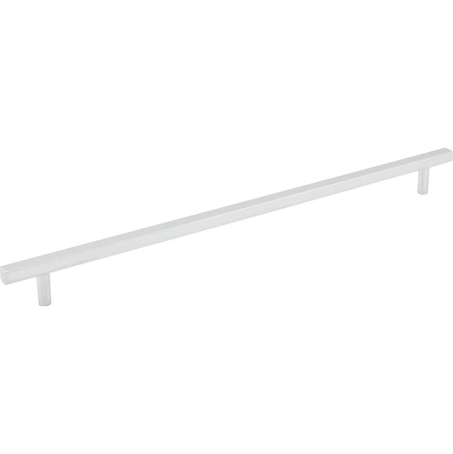 Jeffrey Alexander - 305 mm Center-to-Center Polished Chrome Square Dominique Cabinet Bar Pull - Polished Chrome