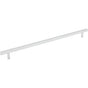 Jeffrey Alexander - 305 mm Center-to-Center Polished Chrome Square Dominique Cabinet Bar Pull - Polished Chrome
