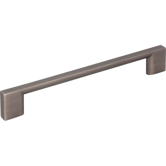 Jeffrey Alexander - 160 mm Center-to-Center Brushed Pewter Square Sutton Cabinet Bar Pull - Brushed Pewter
