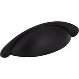 Jeffrey Alexander - 3'' Center-to-Center Matte Black Lyon Cabinet Cup Pull - Matte Black