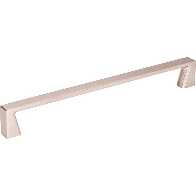 Jeffrey Alexander - 192 mm Center-to-Center Satin Nickel Square Boswell Cabinet Pull - Satin Nickel