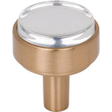 Jeffrey Alexander - 1-1/8'' Diameter Satin Bronze Carmen Cabinet Knob - Satin Bronze
