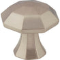 Jeffrey Alexander - 1-1/4'' Overall Length Satin Nickel Octagonal Wheeler Cabinet Knob - Satin Nickel
