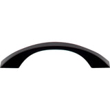 96 mm Center-to-Center Matte Black Flared Philip Cabinet Pull