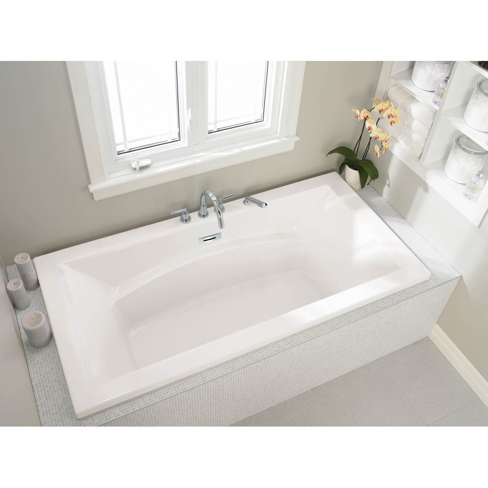 Jetta - Etta 66X36 Rectangle Center Drain White Whirl White Lf - White
