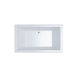 Jetta - Knox 72X36 Rectangle Center Drain White Air White Trim Lf - White