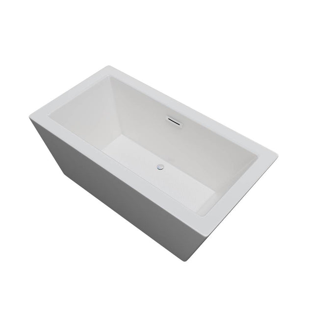 Jetta - Celeste 67X31 Rectangle Center Drain White Soaker Nj - White