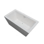 Jetta - Celeste 67X31 Rectangle Center Drain White Soaker Nj - White